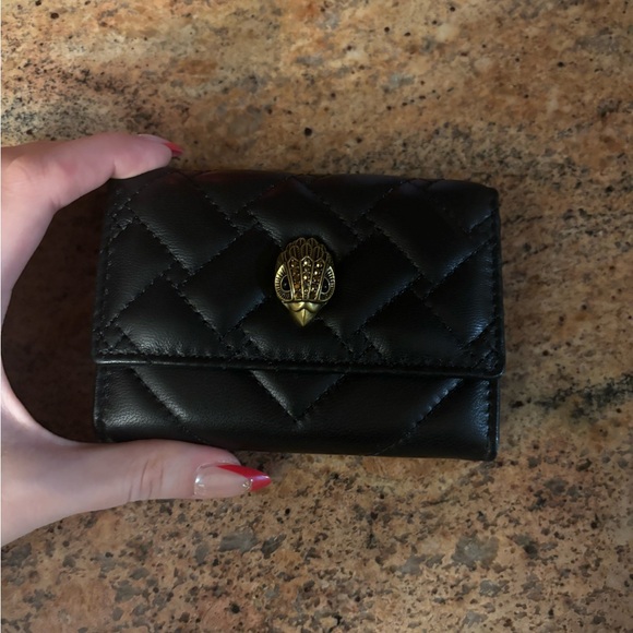 NWOT Kurt Geiger London Flap Multi Leather Trifold Card Holder wallet - Picture 3 of 5